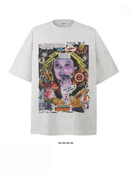 Liber Summer Neutral Printed Figure T-shirts