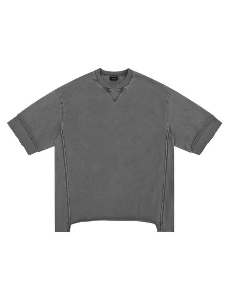 Liber Summer Men's Washing Letter T-shirts