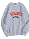 Liber Autumn Women's Printed Letter Sweatshirts&Hoodies