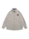 Liber Autumn Neutral wear Pocket decoration Stripes Shirts