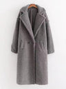 Thickened Warm Long-sleeved Long Coat