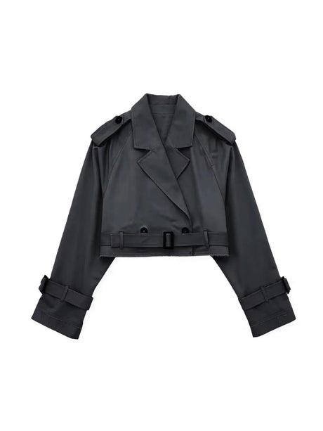 Liber Autumn Women's Buttons Trench Coats
