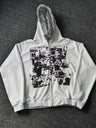 Liber Spring Women's Zipper Letter Sweatshirts&Hoodies
