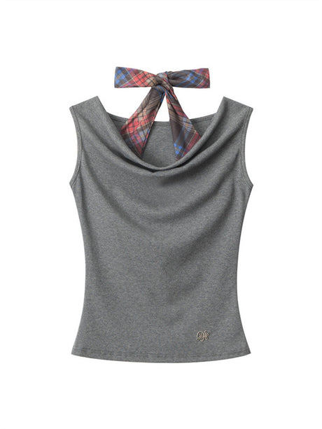 Liber Summer Women's Three-dimensional decoration Bow T-shirts