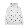 Gothic Alphabet Cross Full Print Hoodies