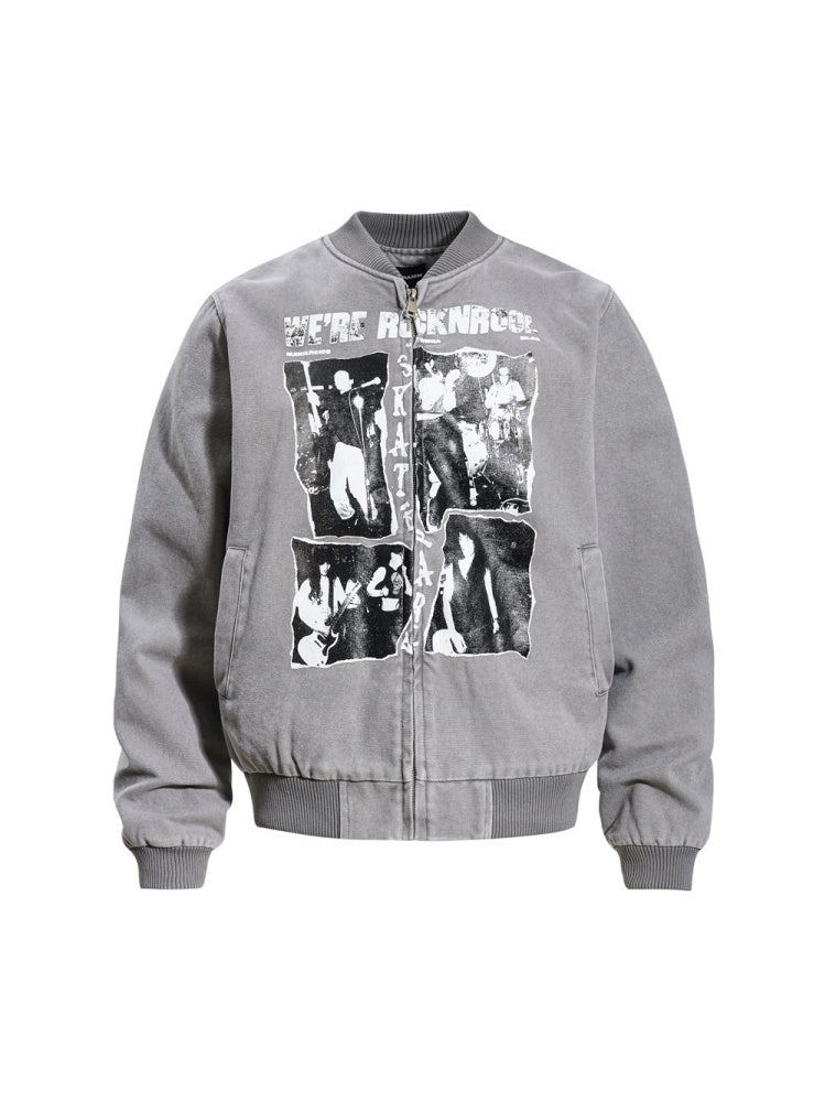 Liber Autumn Neutral wear Printed Jackets