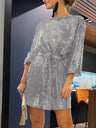 Basic Sequins Bandage Party Short Dress