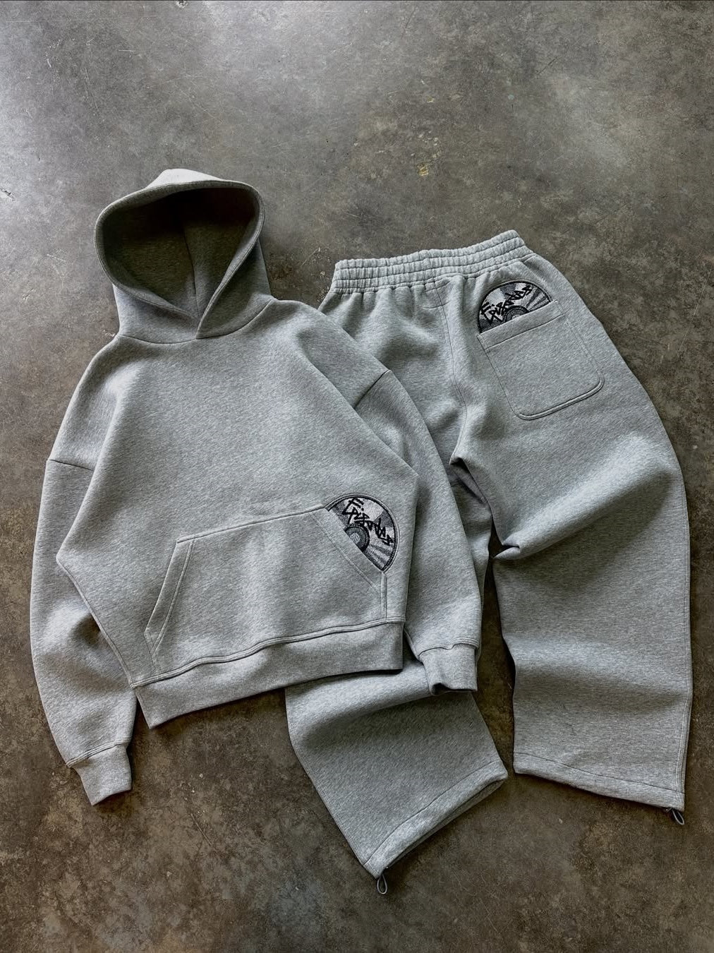 Embroidered Hoodie & Sweatpants 2-piece Sets