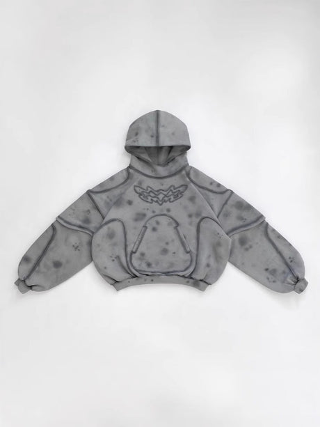 Liber Autumn Neutral wear Pocket 3D effects Sweatshirts&Hoodies