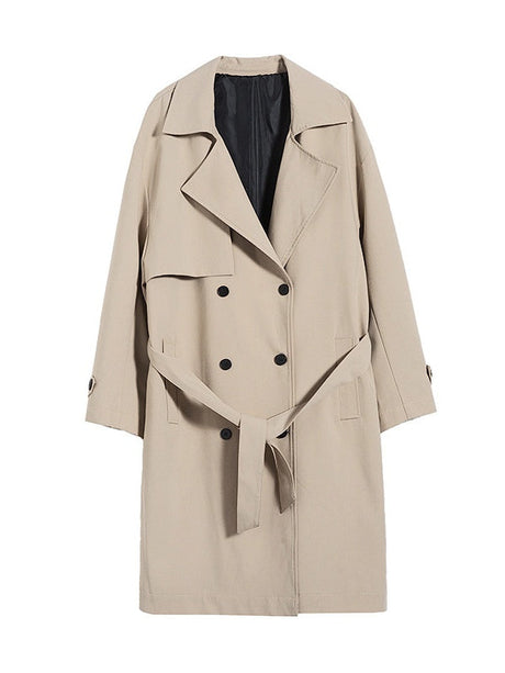 Double-breasted Mid-length Trench Coats