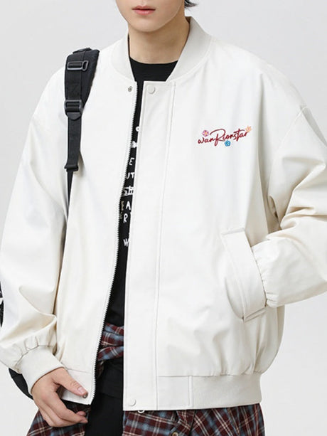 Liber Autumn Neutral wear Multiple pockets Floral Jackets