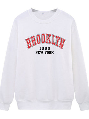 Liber Autumn Women's Printed Letter Sweatshirts&Hoodies