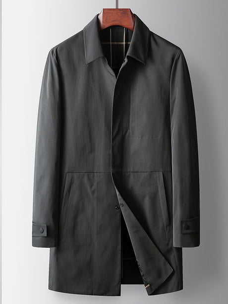 Business Leisure Medium And Long Non-iron Trench Coats
