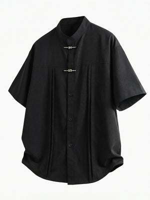 New Chinese Style Chinese Knot Tang Suit Shirts