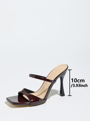 Strappy High-heeled Sandals