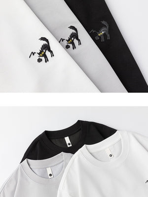 Embroidery Loose-fit T-shirts
