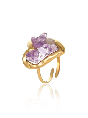 Colorful Heart Ring