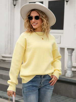 Strickpullover mit Schleife, rückenfrei, farblich abgesetzt, Valentinstag