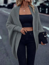 Loose-fitting Batwing Sleeves Knitted Sweaters Grace Daily Workplace Thickened Soft Knit Cardigan