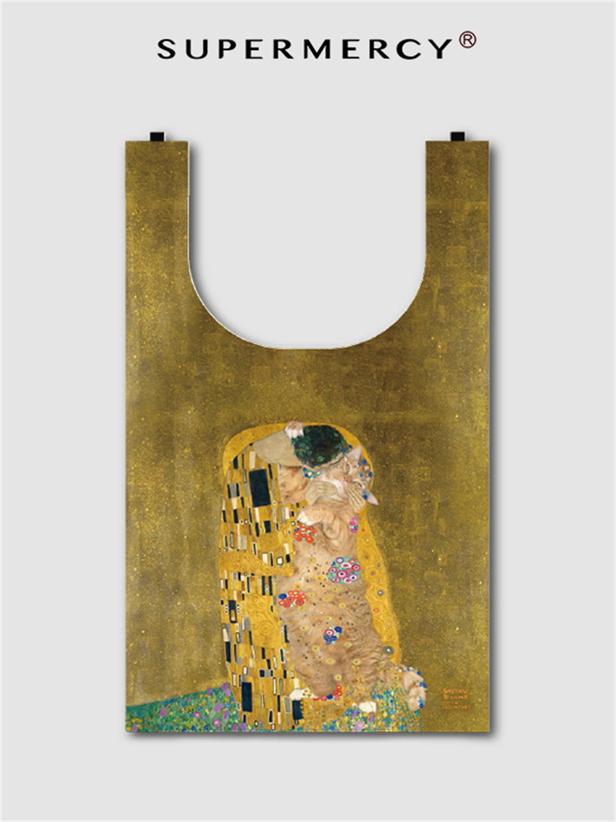 SUPER MERCY Collaboration Blind Box Crossbody Bag, Niche Design, Large Capacity, Versatile Canvas Shoulder Tote Bag For Commuting.