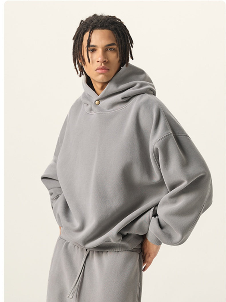 Washing Plush Hooded Sweatshirts&Hoodies