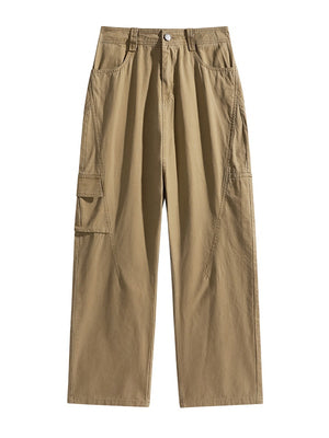 Distressed Patchwork Cargo Trousers