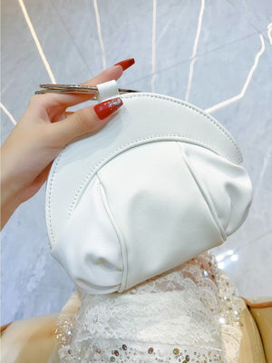 Liber Four Seasons ACC Pleated Diamond Cloud Bag