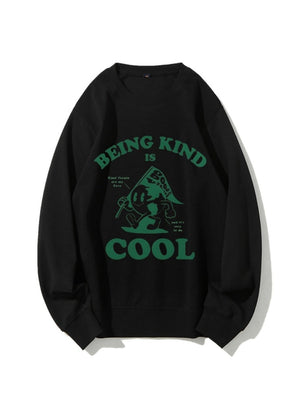 Pullover Pattern Printed Sweatshirt