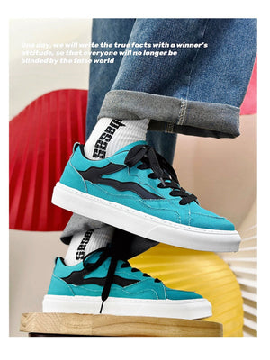 Liber Four Seasons Colorblock Men's Casual Sneakers