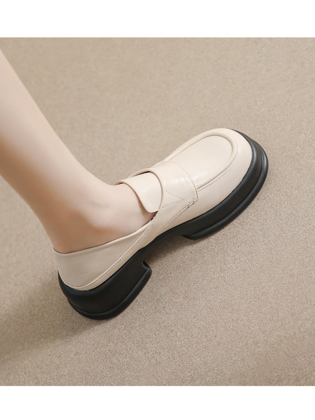 Liber Spring and autumn women's thick-soled loafers