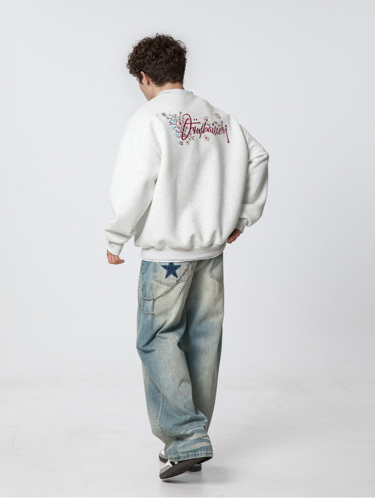 Liber Autumn Men's Letter Sweatshirts&Hoodies