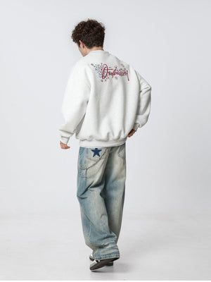 Liber Autumn Men's Letter Sweatshirts&Hoodies