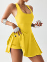 Tennis Skirt Anti-exposure With Pocket Lining Fitness Yoga Clothes Mini&Short Dresses