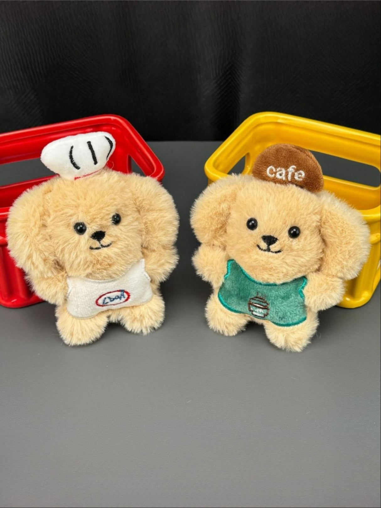 Puppy Plush Toy Keychain
