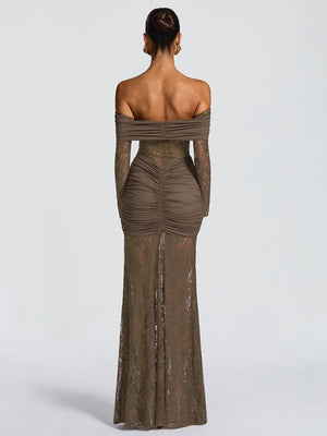 Liber Autumn Women's Solid Color Maxi Dresses
