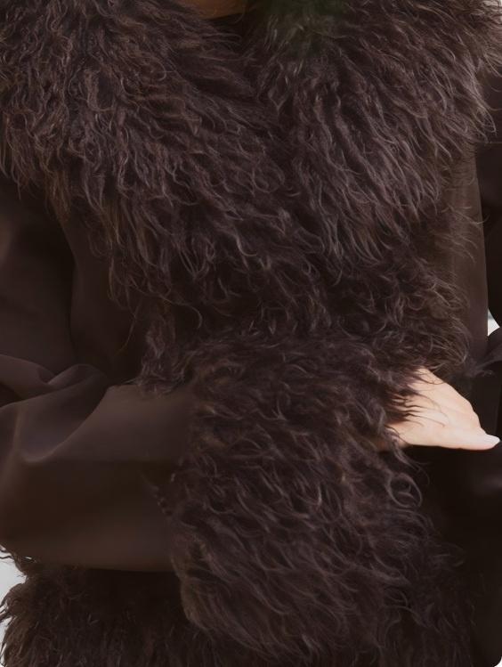 Fur Patchwork Jacket