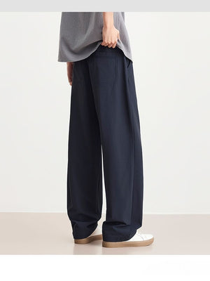 Drape Tight Straight-fit Pants
