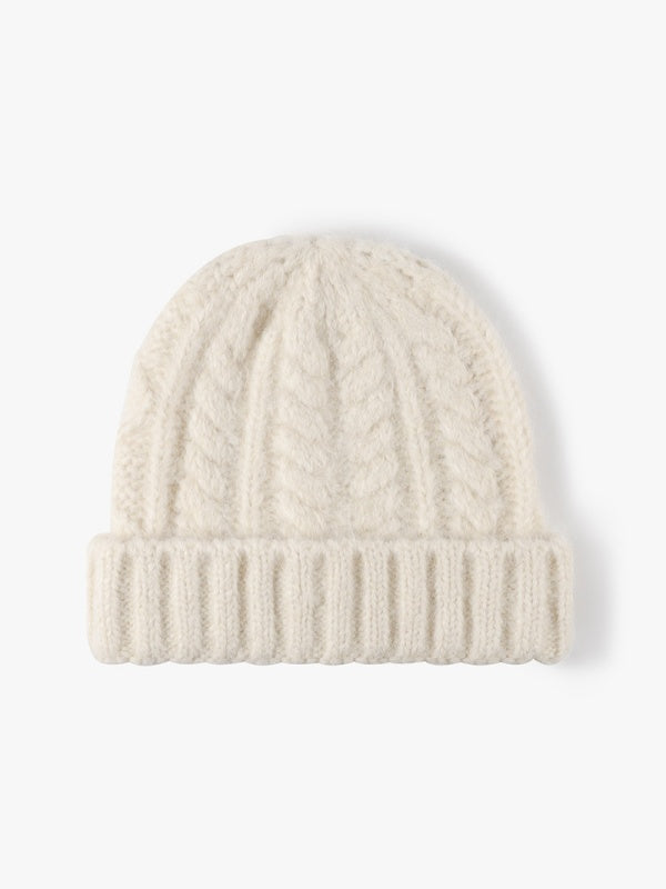 Jacquard Thick-Knit Beanie, Thermal Winter Hat, Warm Fleece-Lined, One Size