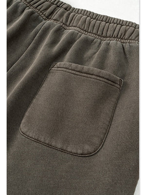 Loose Plush Straight Knitted Sweatpants