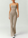 Neckband Backless Fitness Exercise Bodysuits