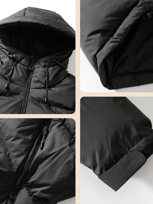 Hooded Thickening Keep Warm Cotton-padded Clothes Coat