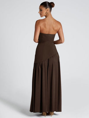 Liber Spring Women's Solid Color Solid Color Maxi Dresses