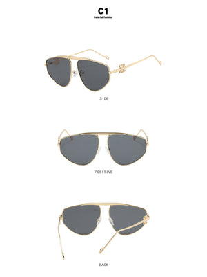 Frameless Aviator Sunglasses