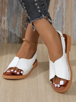 Soft Retro Casual Flat Sandals