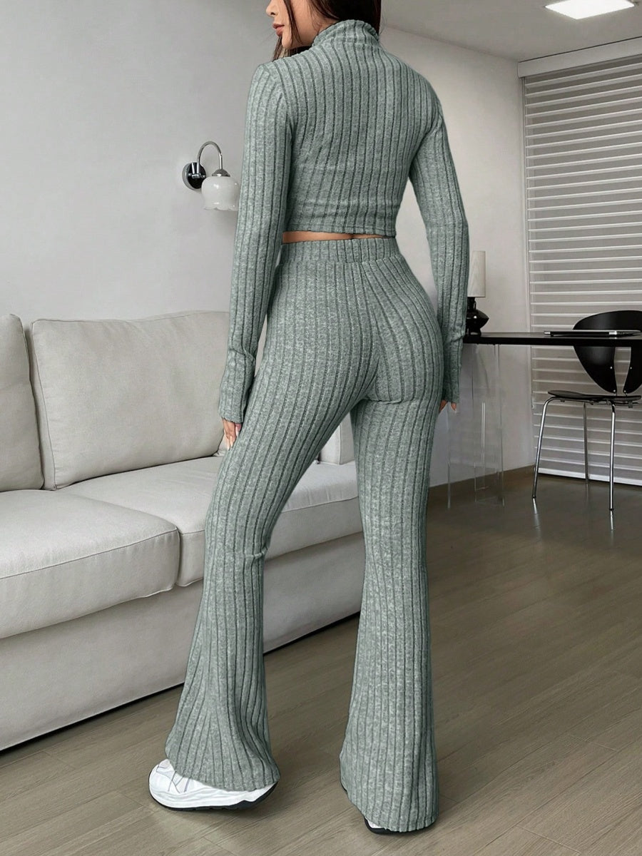 Liber Autumn Women's Zipper 2-piece Sets