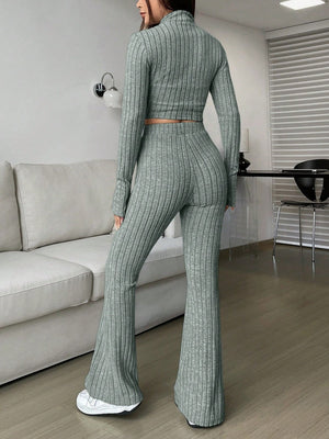 Liber Autumn Women's Zipper 2-piece Sets