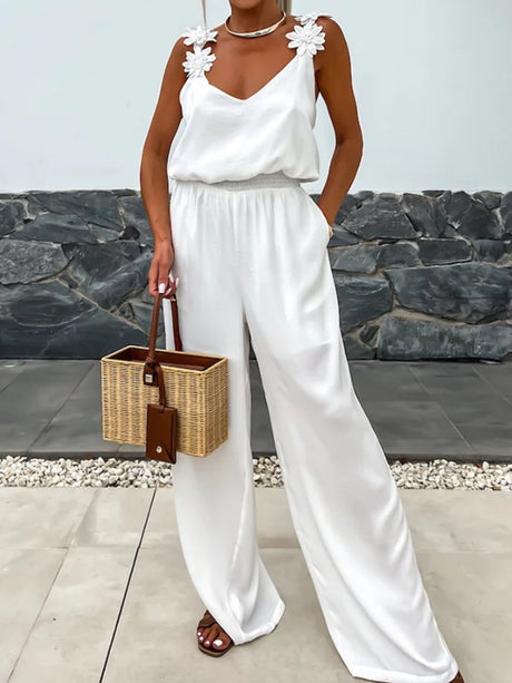 Loose-fit Pocket Jumpsuits