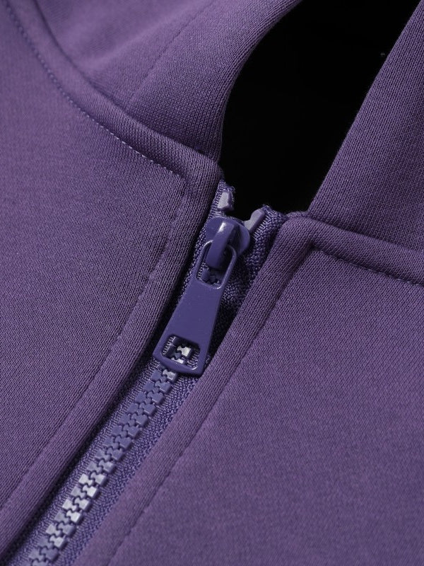 Flame Hot Diamond Cardigan Zipper Hoodies