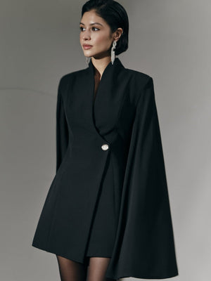 Grace Cloak Slim Fit Workplace Suit Dress