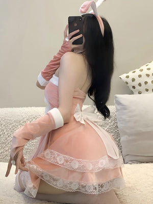 Christmas Bunny Girl Costume Cosplay Multi-piece Sets